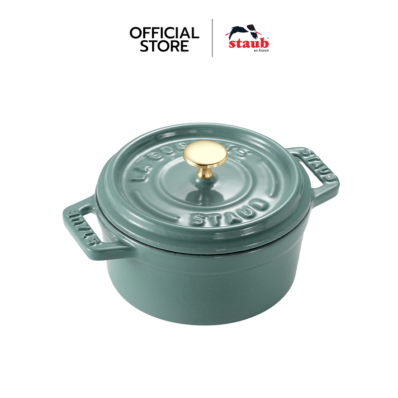 STAUB หม้อเหล็กหล่อทรงกลม ไซซ์ 10 ซม. สี Eucalyptus N11010121 ราคา 3,500 บาท*ส่งฟรี