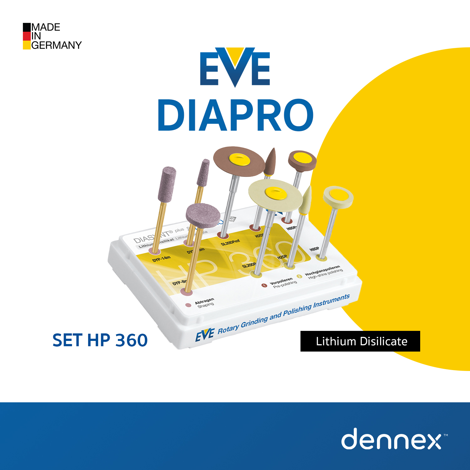 ชุดหัวขัด EVE " DIAPRO " Set HP 360 By dennex ราคา 6,009 บาท*ส่งฟรี