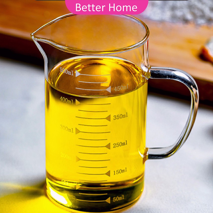 รูปภาพรายละเอียดของ Better ถ้วยตวงเบเกอรี่ครัว ถ้วยตวงแก้ว ทนความร้อน  บีกเกอร์ความจุขนาดใหญ่ glass