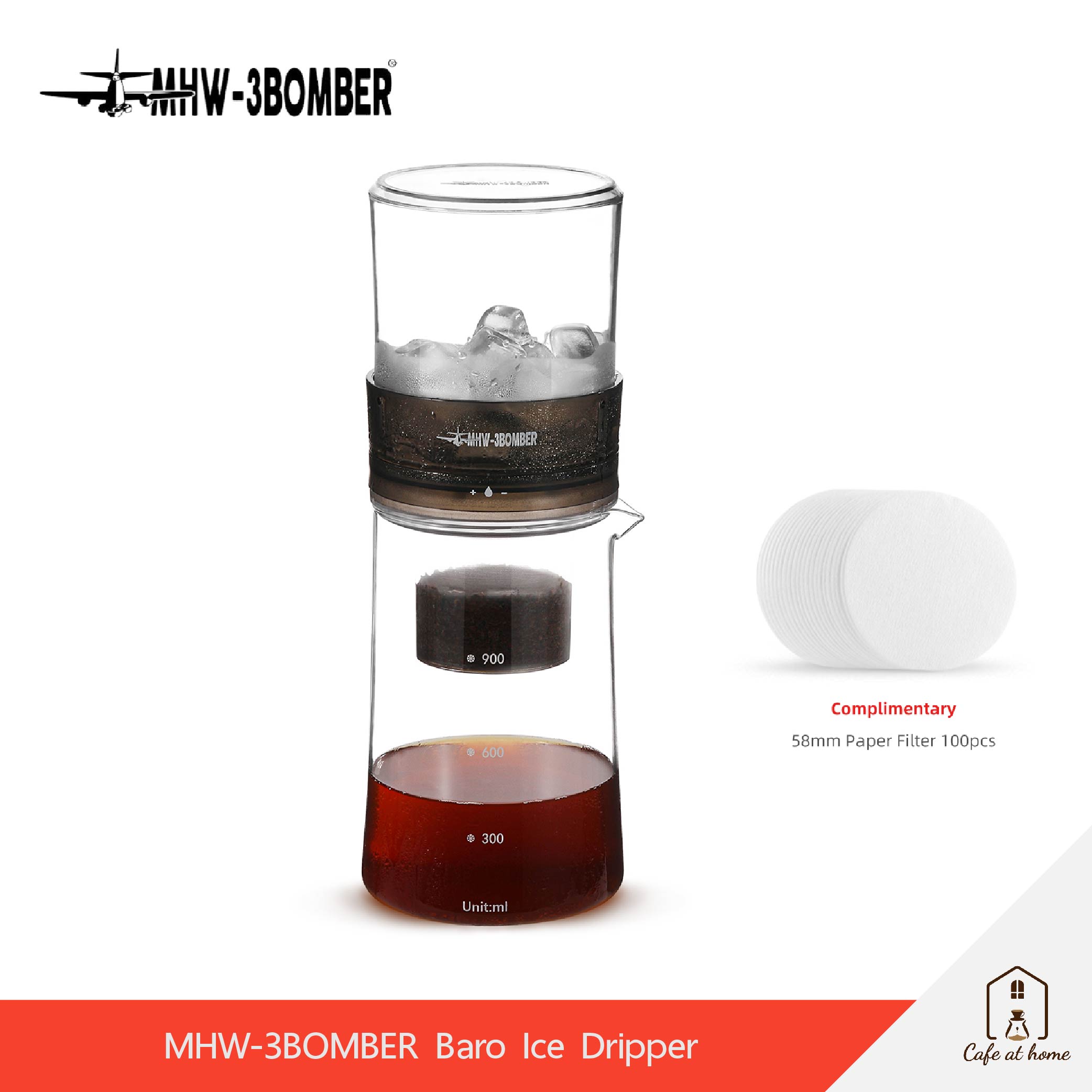 MHW-3BOMBER Baro Ice Dripper เครื่องชงกาแฟดริปเย็น ขนาด 600 ml ราคา 1,750 บาท*ส่งฟรี
