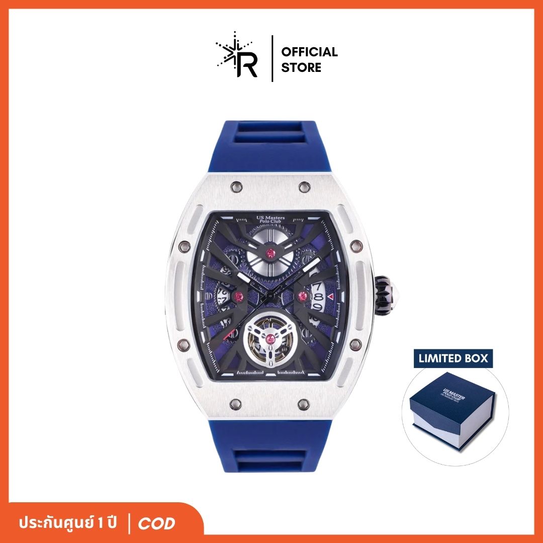 USM-DD07 นาฬิกา นาฬิกาข้อมือ แฟชั่น มีวันที่ กันน้ำได้ สายซิลิโคน มีใบประกันแท้ 1 ปี แบรนด์ US Master Polo Club รุ่น Signature Hyper-Square M.2 มีหลายสี ราคา 3,219 บาท*ส่งฟรี