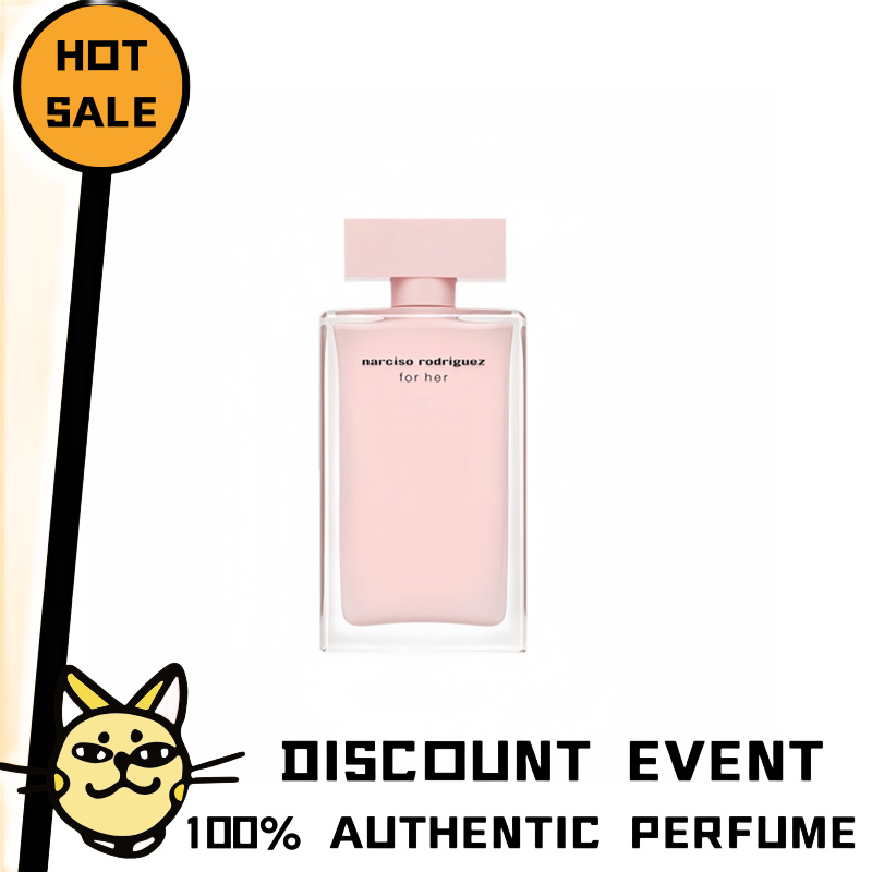 Narciso Rodriguez For Her 100% AUTHENTIC PERFUME *100ML - Eau De Parfum* IF YOU ARE NOT SATISFIED, YOU CAN RETURN THE PRODUCT ราคา 2,720 บาท*ส่งฟรี