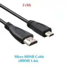ภาพขนาดย่อของสินค้าสาย Micro HDMI 3 ม.