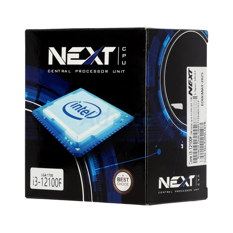CPU INTEL CORE I3-12100F LGA 1700 (NEXT) | Lazada.co.th