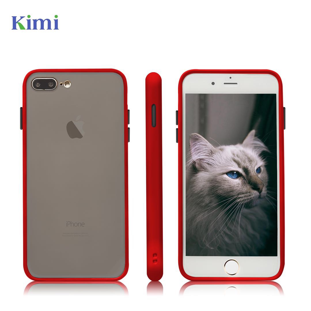 เคสขอบสีหลังด้าน รุ่น iPhone i6,i6p,i7,i7p,ix,ixr,ixmax,i11,i11pro,i11promax