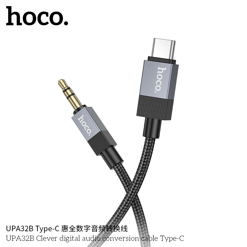HoCo upa32, upa32a, upa32b 1 meter audio cable braided nylon cable multi function ราคา 45 บาท*ส่งฟรี
