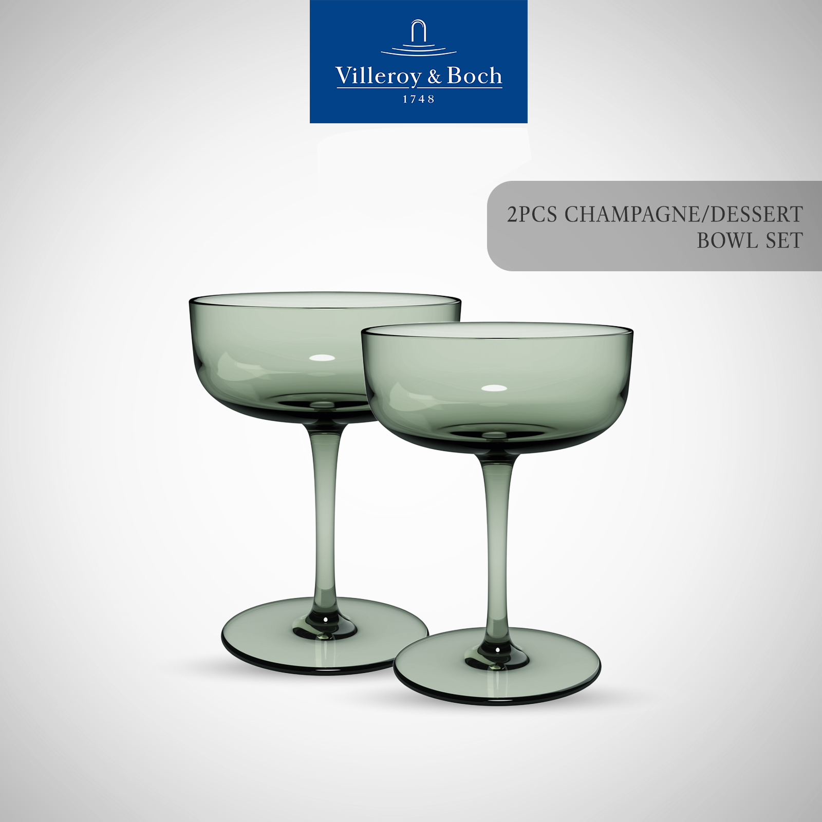 Villeroy & Boch - Like Sage Champagne/Dessert Bowl (2pcs.) ราคา 1,600 บาท*ส่งฟรี