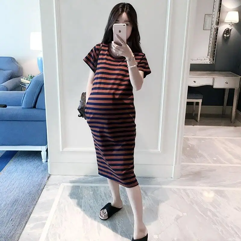 casual striped dress