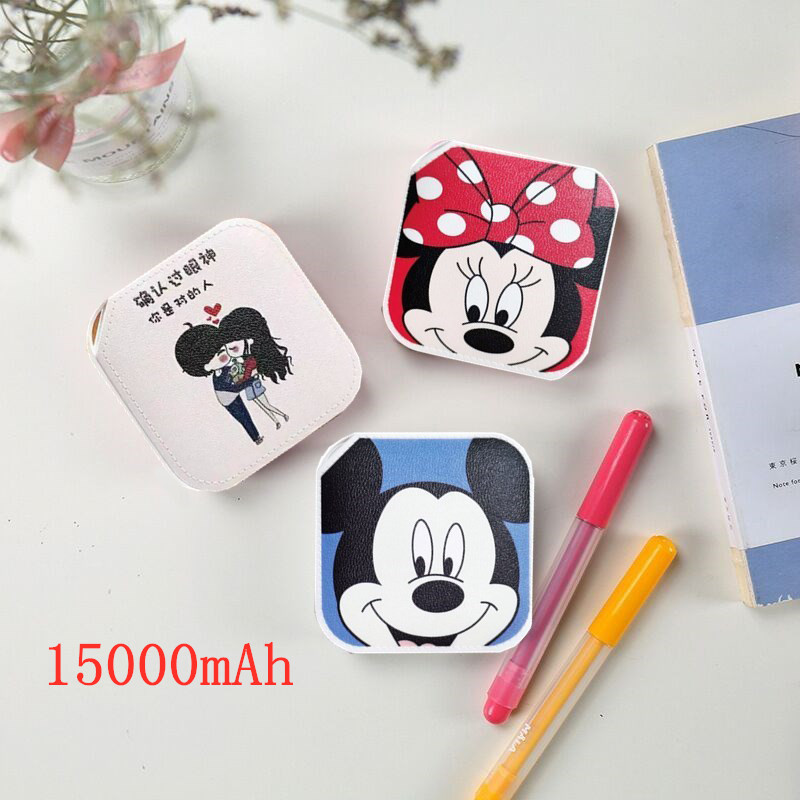 Power Bank พาวเวอร์แบงค์ แบตเตอรี่สำรอง ขนาด 15000mAh รับประกัน 1 ปี ( พาวเวอร์แบงค์ แบตเตอรี่สำรอง Power Bank )For Xiaomi Samsung iPhone Huawei