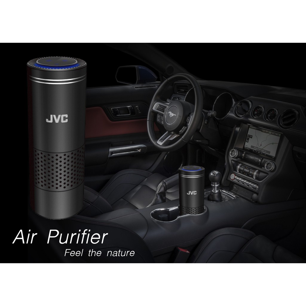 ราคาพิเศษ JVC KS-GA300 เครื่องฟอกอากาศ PM2.5 เครื่องฟอกอากาศในรถยนต์ สำหรับ กรองฝุ่น กรองอากาศ PM2.5 เพื่อสุขภาพ ฟอกอากาศ