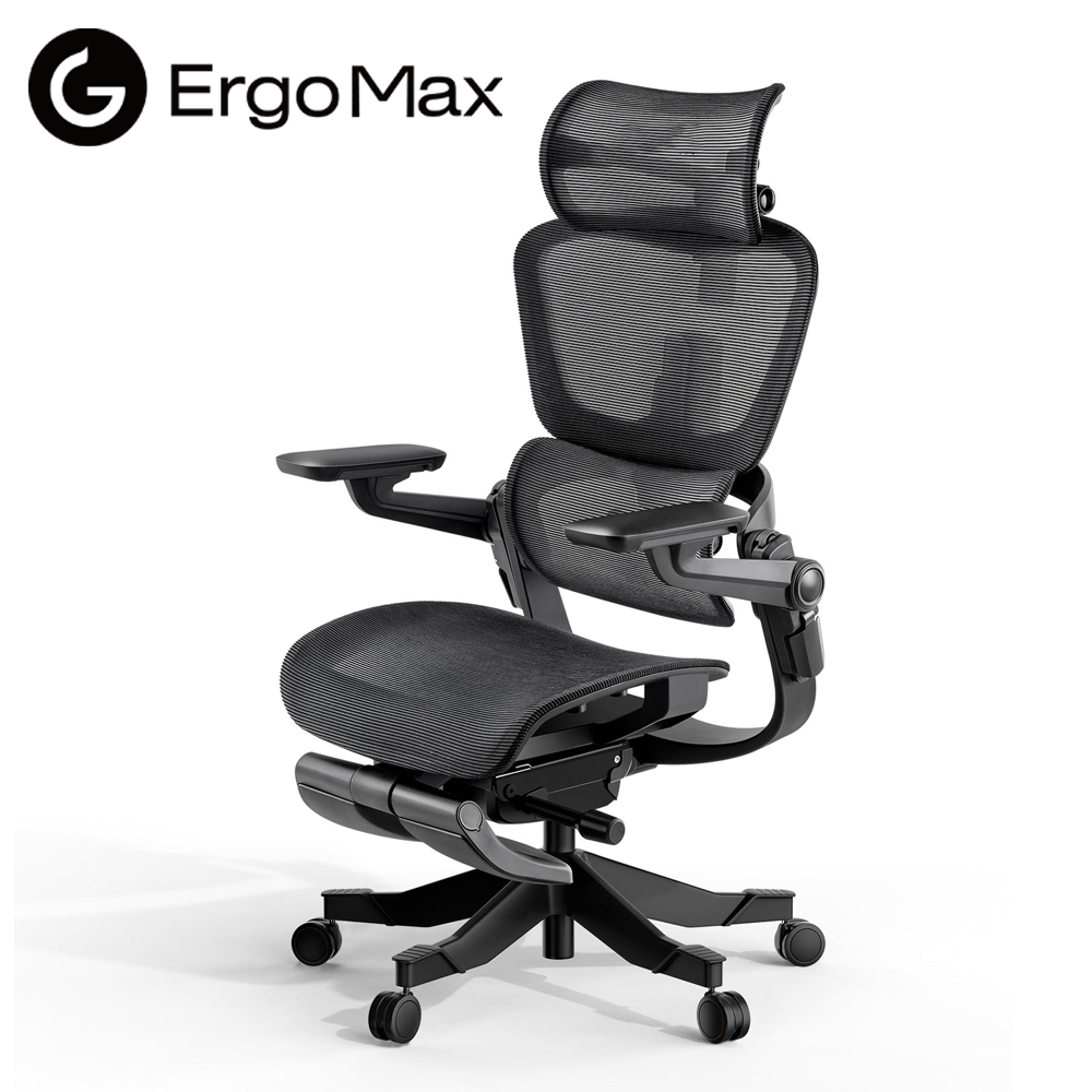 ErgoMax H1 Pro High Back Ergonomic Office Chair with Built-in Leg Rest, Foldable Design, Flip Up Arms, Suitable as Home Office Chair and Computer Chair ราคา 18,990 บาท*ส่งฟรี