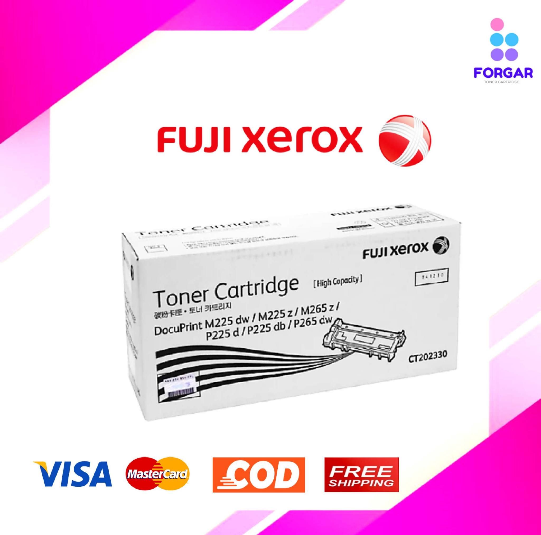 ตลับหมึก หมึกเติมปริ้นเตอร์คุณภาพสูง คมชัดทุกหยด Fuji Xerox CT202330 Black หมึกโทนเนอร์ สีดำ ของแท้ (ปริมาณการพิมพ์ 2,600 หน้า) ราคา 1,030 บาท*ส่งฟรี