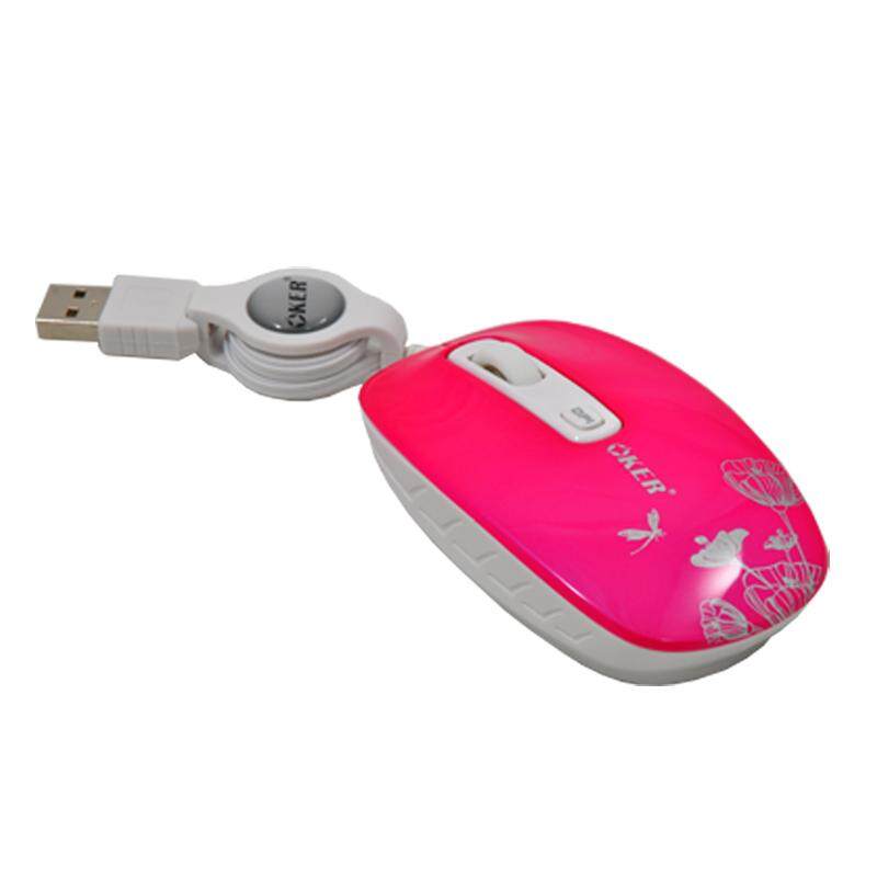 OKER USB Optical Mouse MS-37 เมาส์เก็บสาย