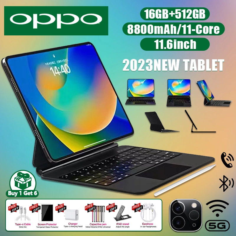 ภาพหน้าปกสินค้าใหม่ 0PPQ A8 แท็บเล็ต 10.1 นิ้ว Tablet Wifi 4g/5G แท็บเล็ตพีซี RAM16G ROM512G แท็บเล็ตโทรได้ รองรับ 2 ซิมการ์ด Andorid11.0 Full HD 8800 mAh ไอเเพ็ด แท็บเล็ตราคาถูก ไอเเพ็ดส่งฟรี แท็บเล็ตของแท้ แท็บเล็ตราคาถูกรุ่นล่าสุด รับประกัน 1 ปี จากร้าน mengcarair บน Lazada