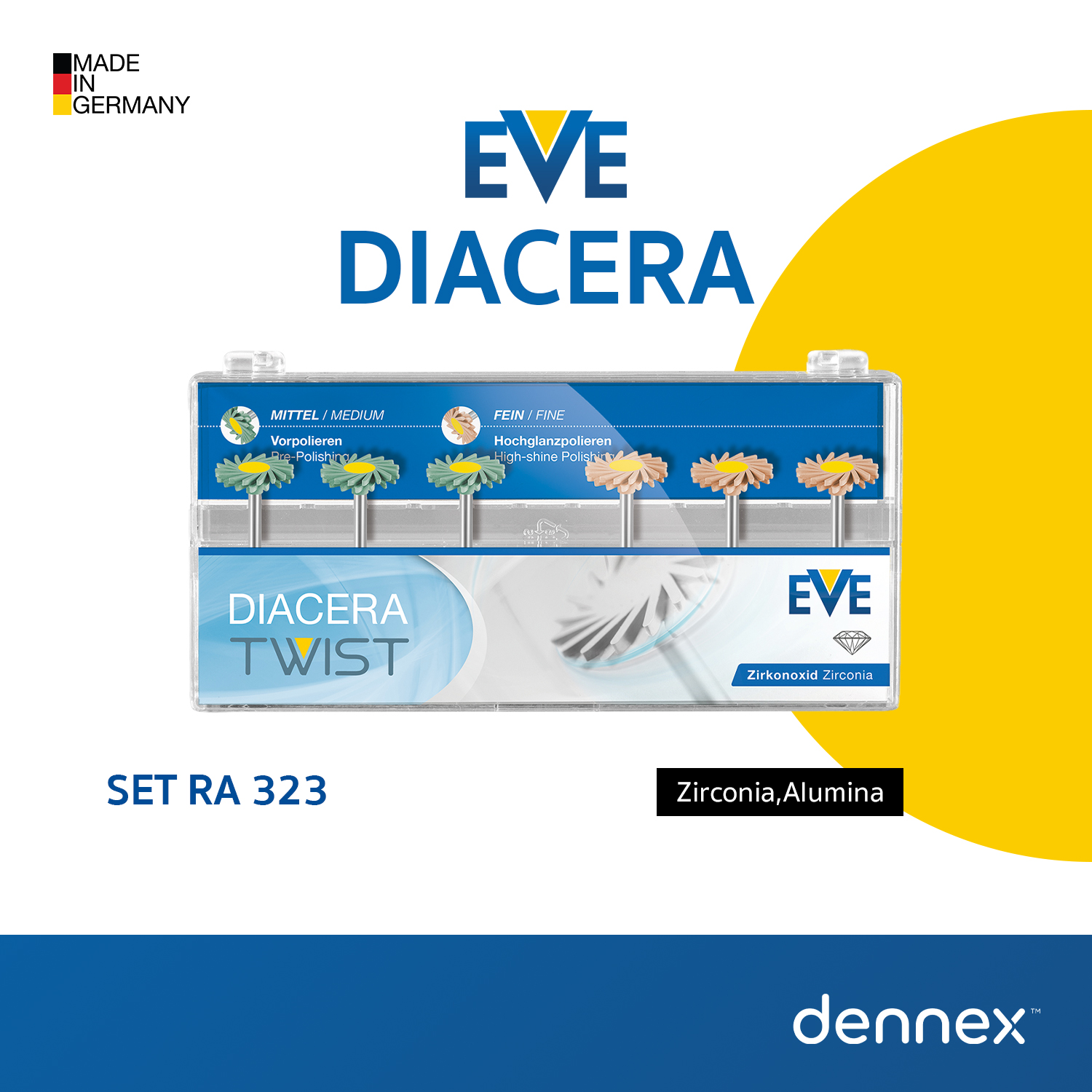 ชุดหัวขัด EVE " DIACERA TWIST " Set RA 323 By dennex ราคา 3,739 บาท*ส่งฟรี