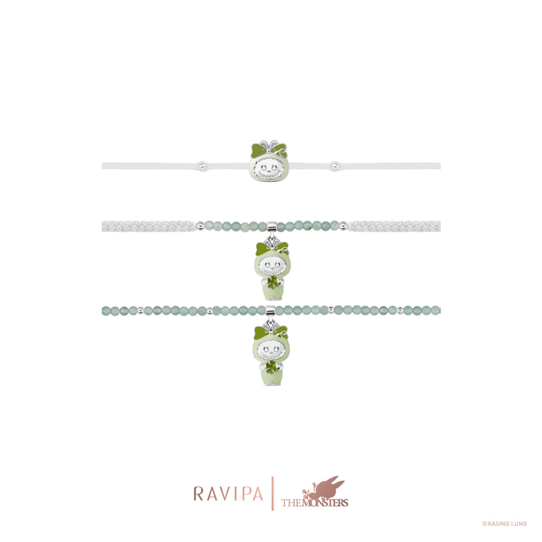 Ravipa | Labubu Baby Four-Leaf Clover Bracelet - สร้อยข้อมือ ราคา 2,990 บาท*ส่งฟรี