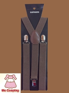 ภาพหน้าปกสินค้าสายเอี๊ยม สีน้ำตาลช็อคโกแลต Chocolate Brown Suspenders ที่เกี่ยวข้อง