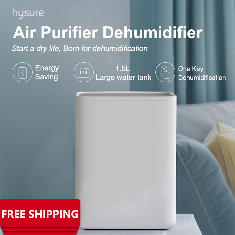 Hysure T9 Plus™ Portable Dehumidifier 2 in 1 Air Purifier Dehumidifier Energy-saving ราคา 2,099 บาท*ส่งฟรี