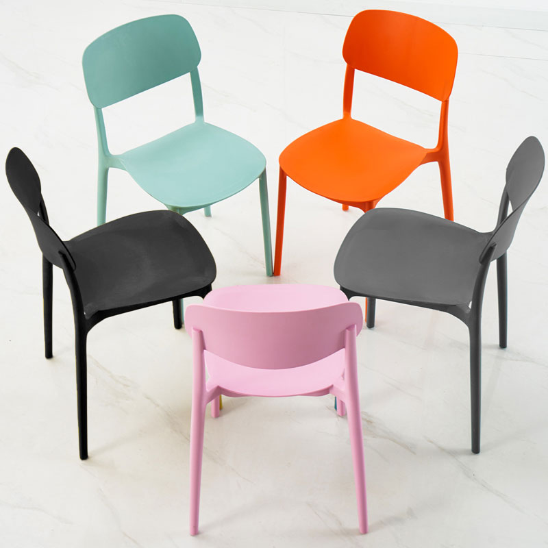 HFJ เก้าอี้เหล็ก มีพนักพิง เก้าอี้กินข้าว ซ้อนได้ เก้าอี้คาเฟ่ เก้าอี้ร้านอาหาร มีพนักพิง ราคา 295 บาท*ส่งฟรี