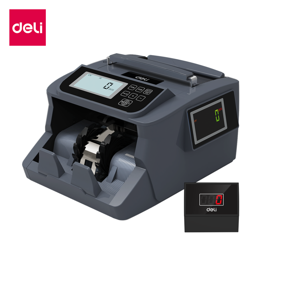 Deli Machine ​ Count ​ Bangk ​ 2in1 Machine ​ Examination ​ Counterfeit Banknotes Machine ​ Count ​ Money ​ Automatic Money Counting, Supports Multiple Currencies, Bill Counter ราคา 1,759 บาท*ส่งฟรี