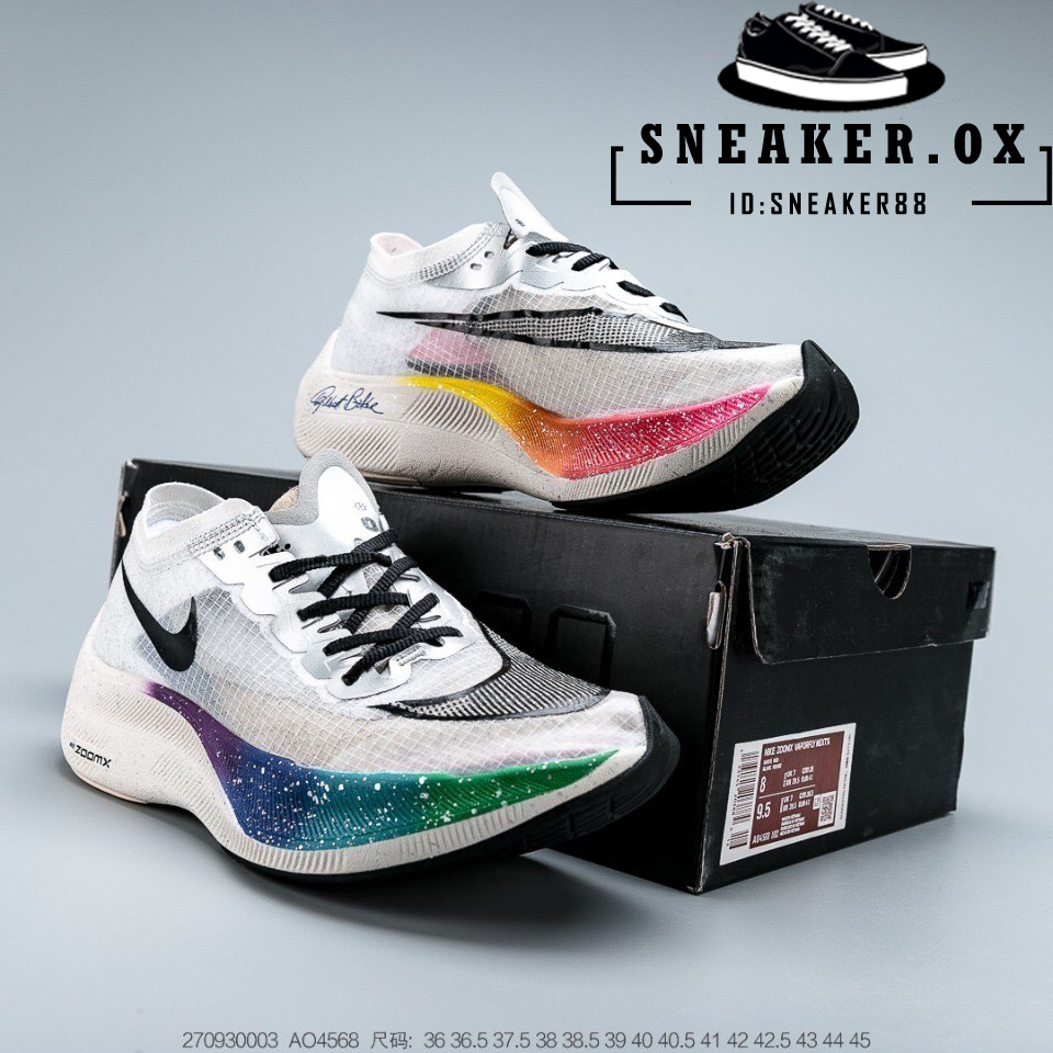 【Sneaker.OX】 รองเท้าวิ่งNike Zoom X Vaporfly Next% (Full Box) รองเท้ากีฬา รองเท้าออกกำลังกาย รองเท้ามาราธอน ตรงปก100%