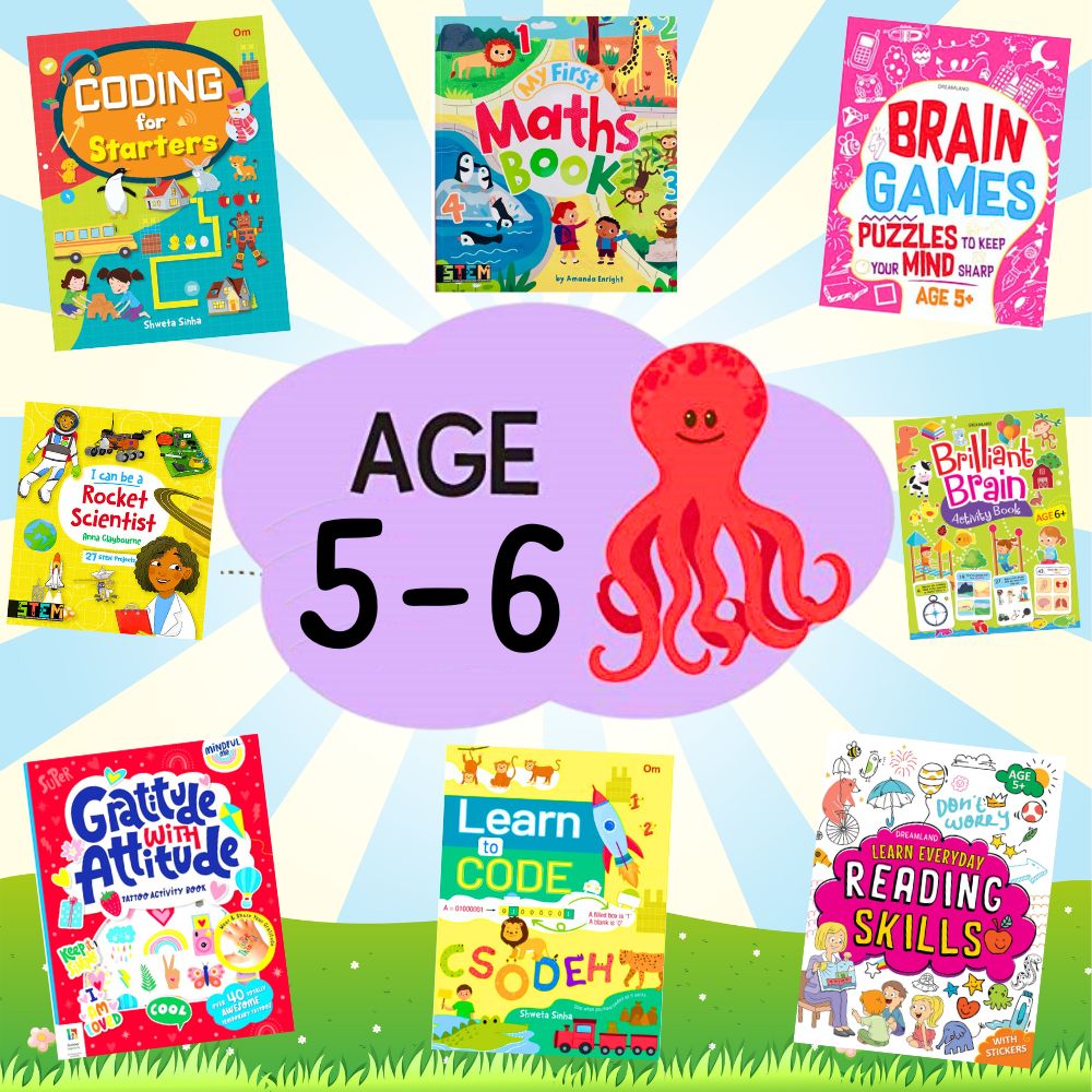 หนังสือเด็ก5ขวบ ขึ้นไป Activity Book for kids Age5+ Workbooks หนังสือกิจกรรมเสริมพัฒนาการสำหรับเด็ก หนังสือกิจกรรมเด็ก