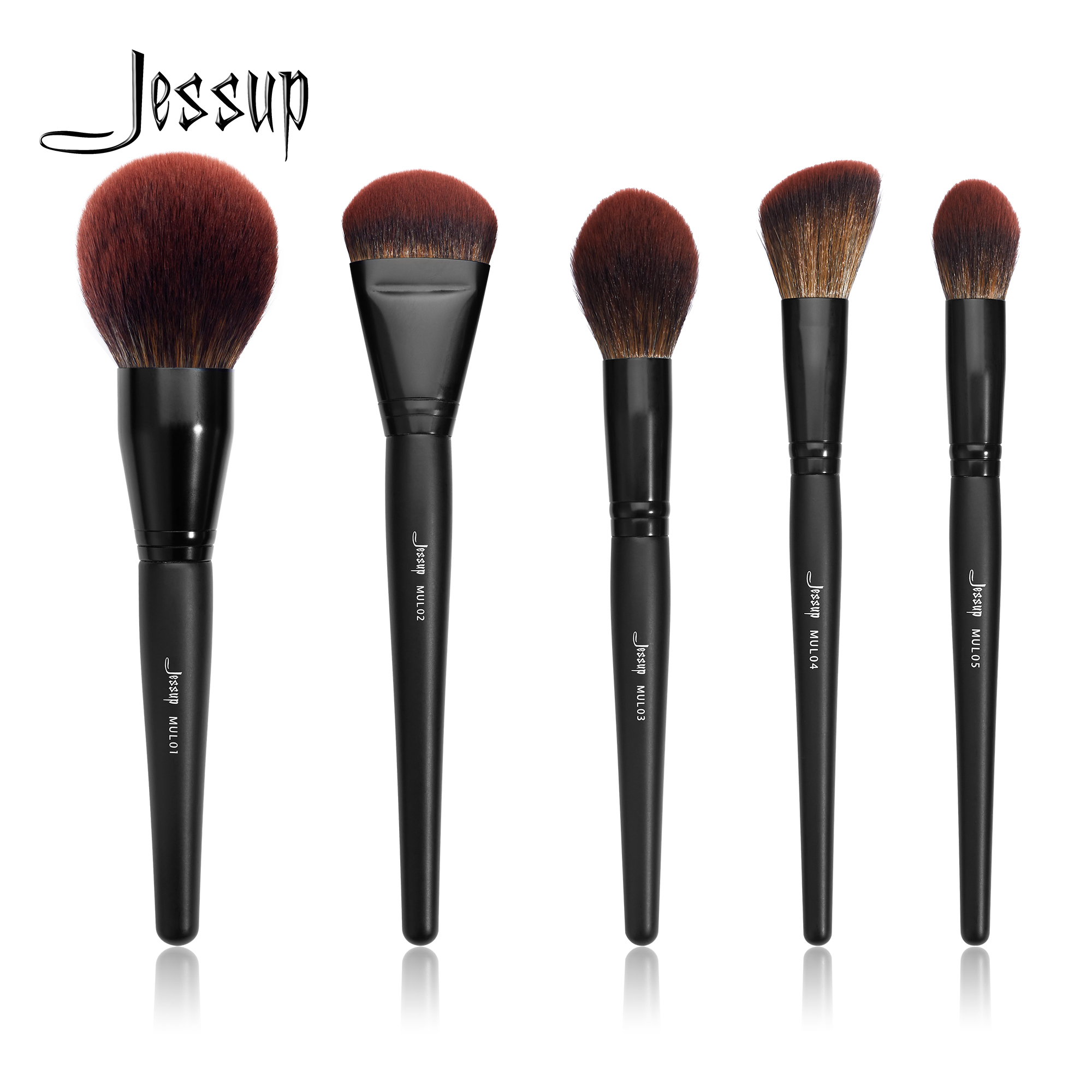 Jessup 5Pcs Black Face Collection/Makeup Brush Set T273 ราคา 990 บาท*ส่งฟรี