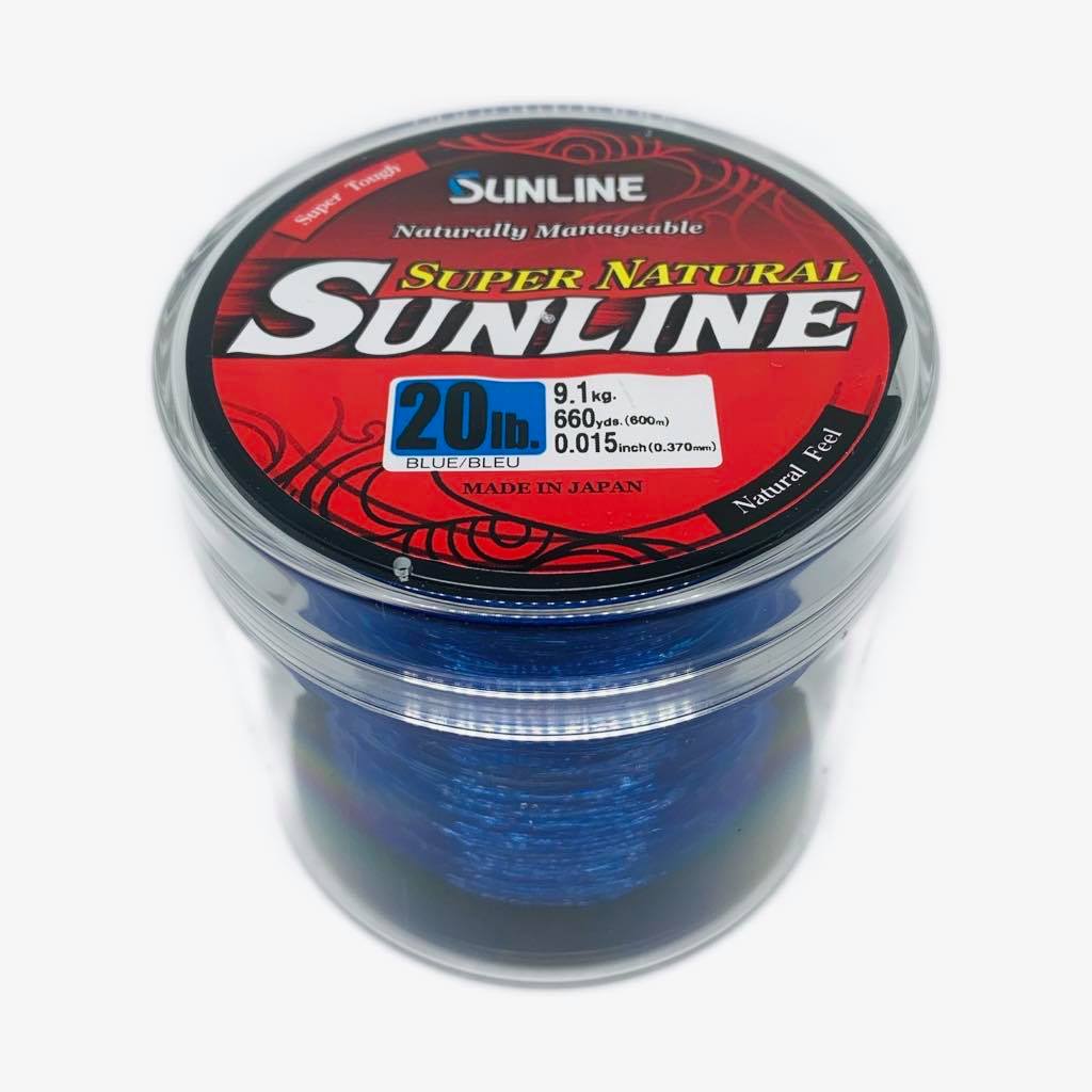 สายเอ็นตกปลา SUNLINE รุ่น Super Natural (สีน้ำเงิน)