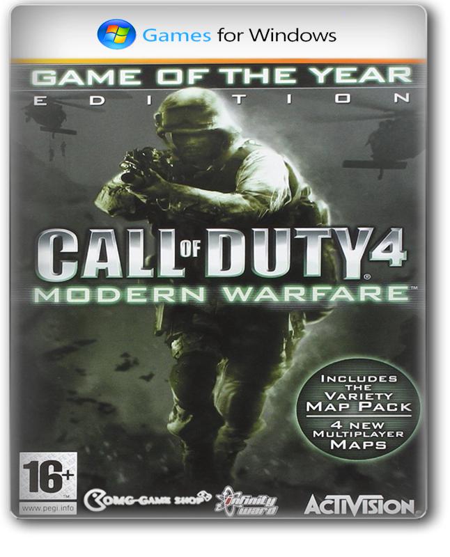 แผ่นเกม PC Game - Call of Duty 4 Modern Warfare เกมคอมพิวเตอร์