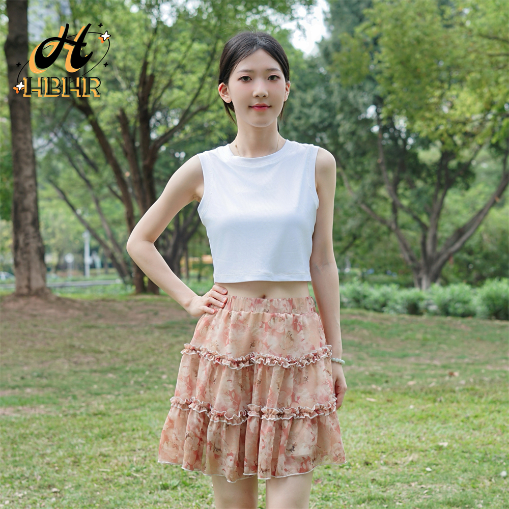 2568 กระโปรงชีฟองผู้หญิงฤดูร้อนใหม่สีชมพูหวานลายดอกไม้เอวสูงกระโปรงเค้กลำลองสวมใส่ออกเดทในชีวิตประจำวัน ราคา 399 บาท*ส่งฟรี