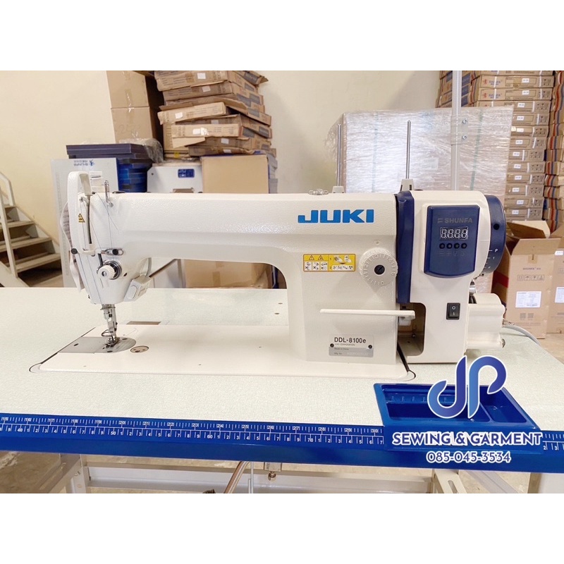จักรเย็บอุตสาหกรรม JUKI รุ่น DDL-8100E จักรเย็บเข็มเดี่ยว จักรเย็บผ้าจูกิ ประกัน1ปี ราคา 17,290 บาท*ส่งฟรี