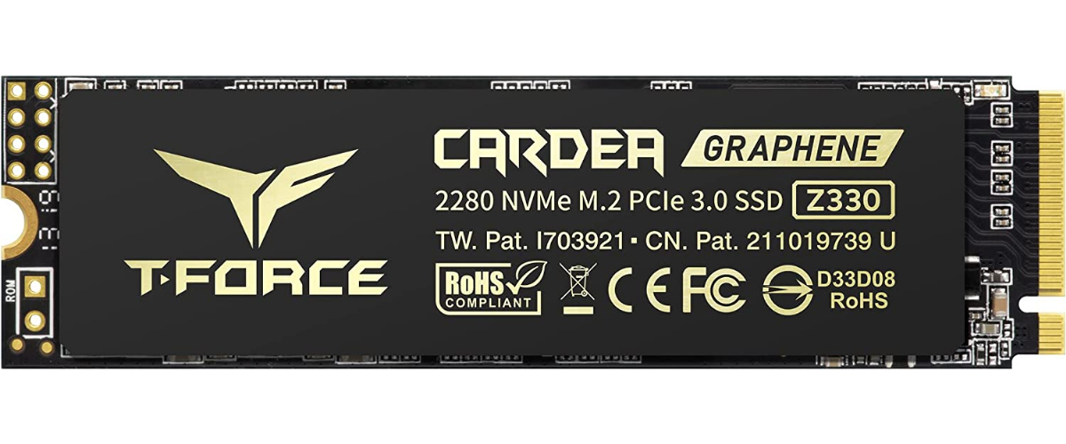 TEAMGROUP T-FORCE CARDEA ZERO Z330 1TB with SLC Cache Graphene