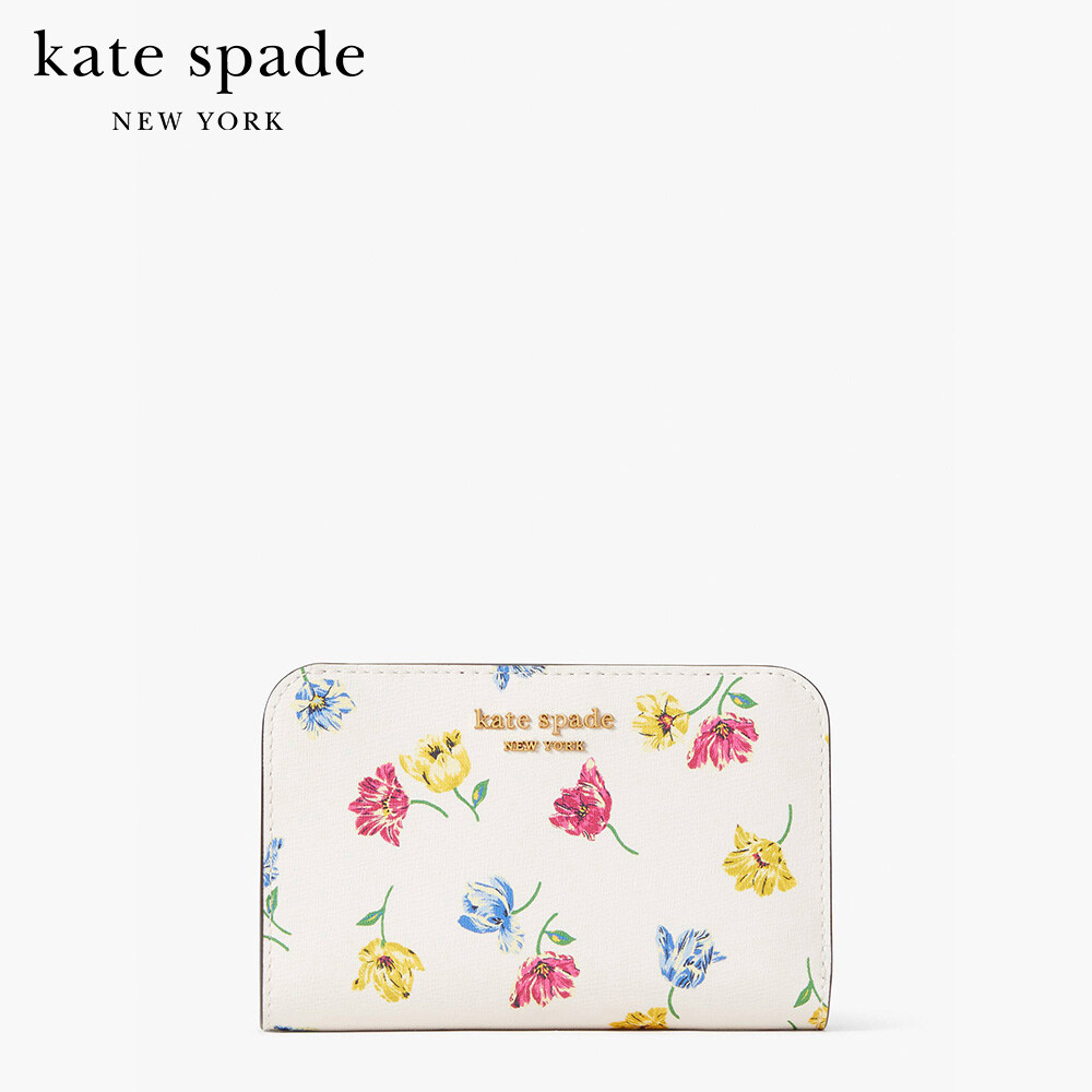 Kate Spade Morgan Flower Bed Embossed Zip Card Case - KB239 PS9