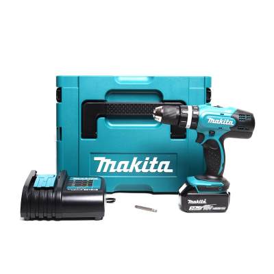 ดูภาพ MAKITA DHP453SF1J สว่านไร้สายกระแทก(แบต+MAKPAC) เพิ่มเติม MAKITA DHP453SF1J สว่านไร้สายกระแทก(แบต+MAKPAC)