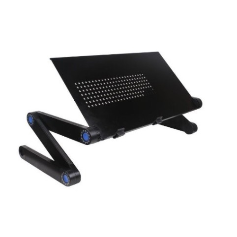 Hot Sale โต๊ะวางโน้ตบุ๊คอเนกประสงค์ โต๊ะวางโน๊ตบุ๊คแบบพกพา โต๊ะวางโน๊ตบุ๊คพับเก็บได้ รุ่น YL-801 / YL-802 Laptop Stand(Black) ราคาถูก notebook stand แท่นพับแบบพกพา อุปกรณ์เสริมคอมพิวเตอร์