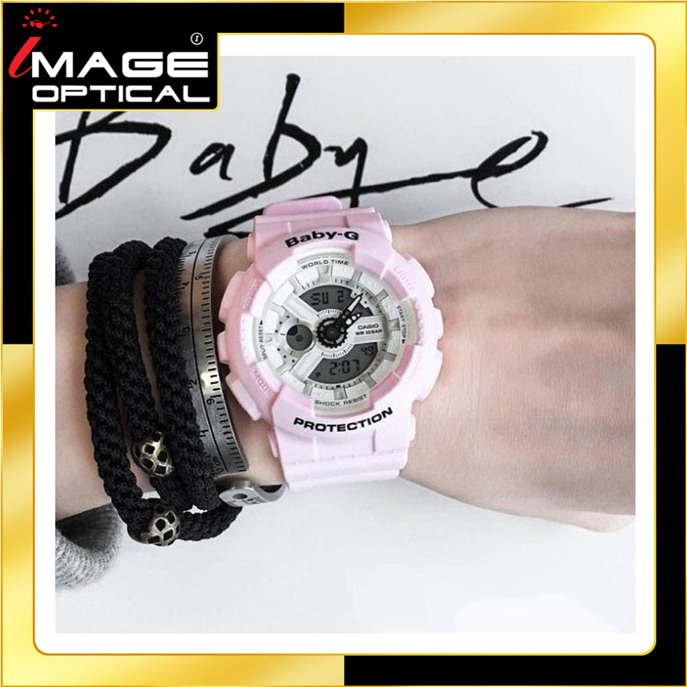 นาฬิกาข้อมือผู้หญิง ยี่ห้อ BABY-G Beach Pastel Color รุ่น BA-110BE-4ADR ราคา 2,750 บาท*ส่งฟรี
