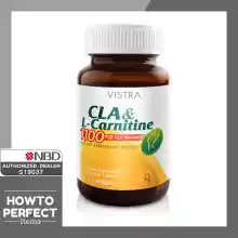 ภาพขนาดย่อของภาพหน้าปกสินค้าVistra CLA & L-Carnitine 1100mg Plus Vitamin E จากร้าน howtoperfect_items บน Lazada