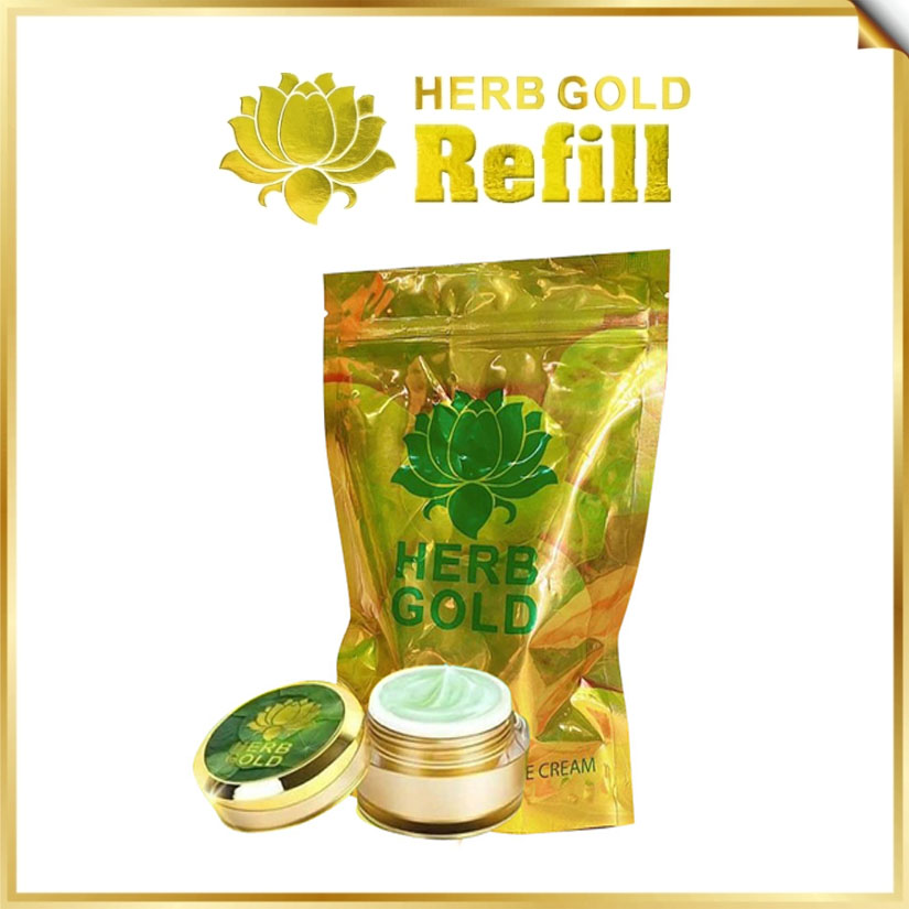 HERB GOLD เฮิร์บโกลด์ ครีมเดี่ยว ครีมสมุนไพรบำรุงผิว ครีมบำรุงหน้า  ครีมลดฝ้า ขนาด 30 กรัม  punboonshop