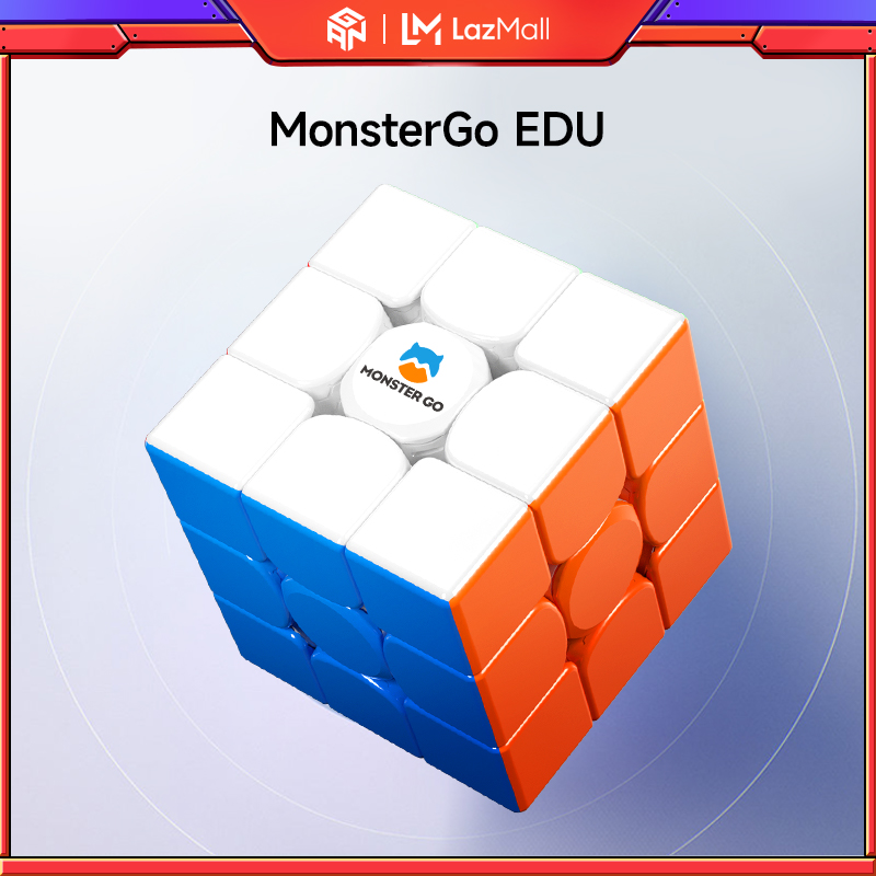 มอนสเตอร์ไปแม่เหล็ก3X3 EDU Cube ความเร็ว,MG 356การศึกษา Cube ปริศนาของเล่นสำหรับเด็กเริ่มต้นการปฏิบัติ Stickerless ของขวัญ