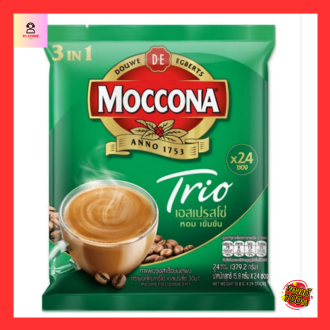 Moccona Trio Espresso Coffee, 3 in 1, Size 27 Packets, Product Ready for Delivery. ราคา 151 บาท*ส่งฟรี