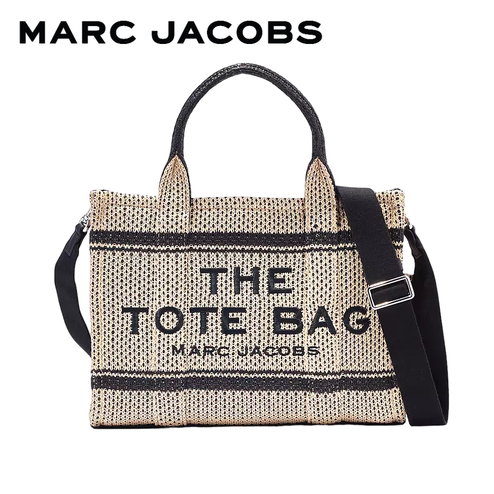 MARC JACOBS THE STRAW JACQUARD MEDIUM TOTE BAG H069M06PF22 กระเป๋าโท้ท ราคา 19,900 บาท*ส่งฟรี