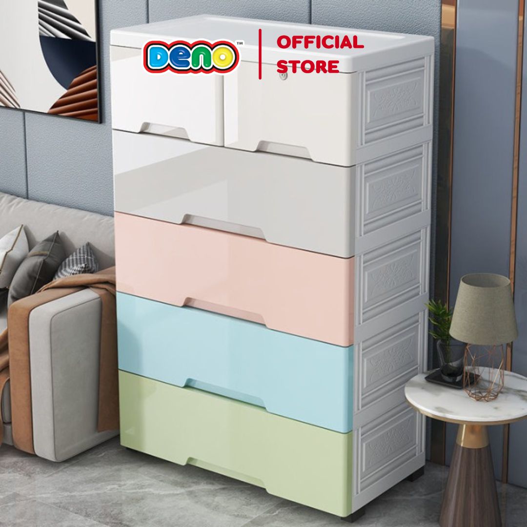 Deno (Deno) Drawers, Plastic Drawers, Storage Shelves, Multi-Purpose Shelves ราคา 319 บาท*ส่งฟรี