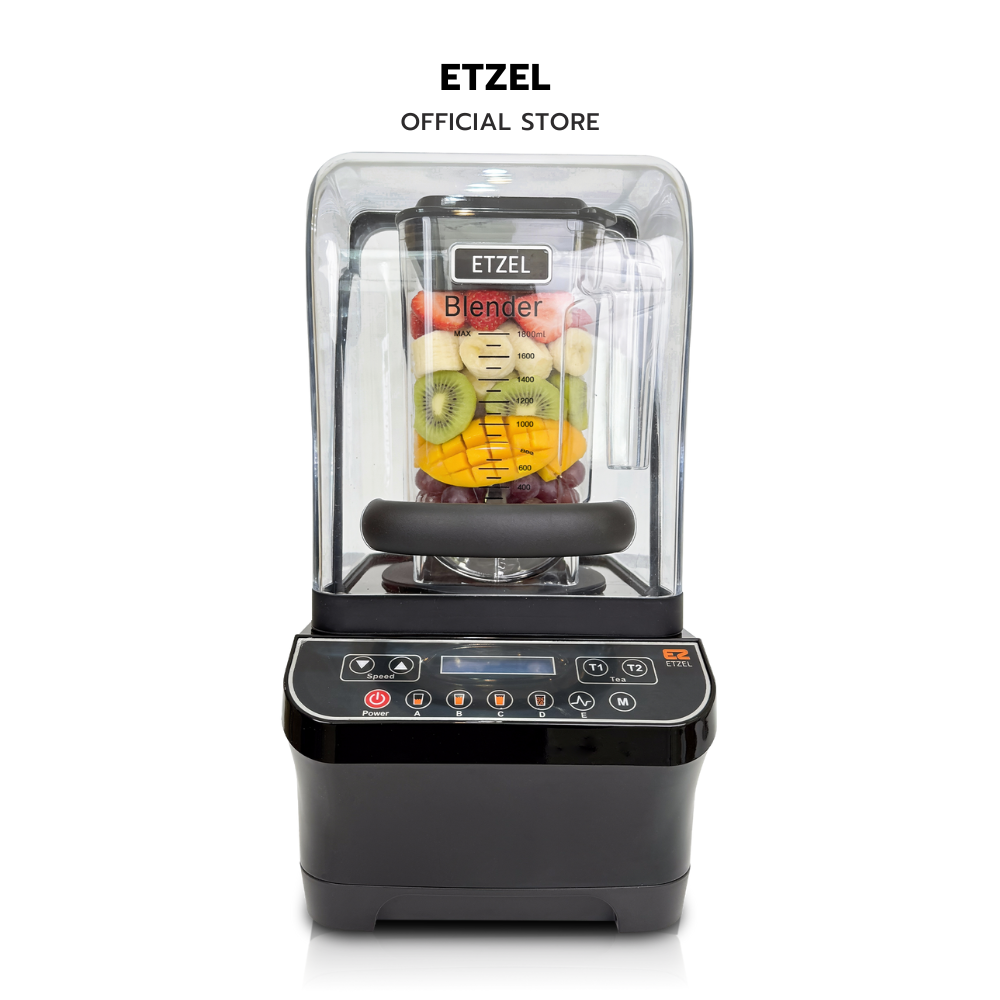 Etzel Smoothie Blender with Soundproof Cover, Model Sn7880E, 1.8L Bowl, Commercial Blender, Commercial Smoothie Blender ราคา 12,990 บาท*ส่งฟรี