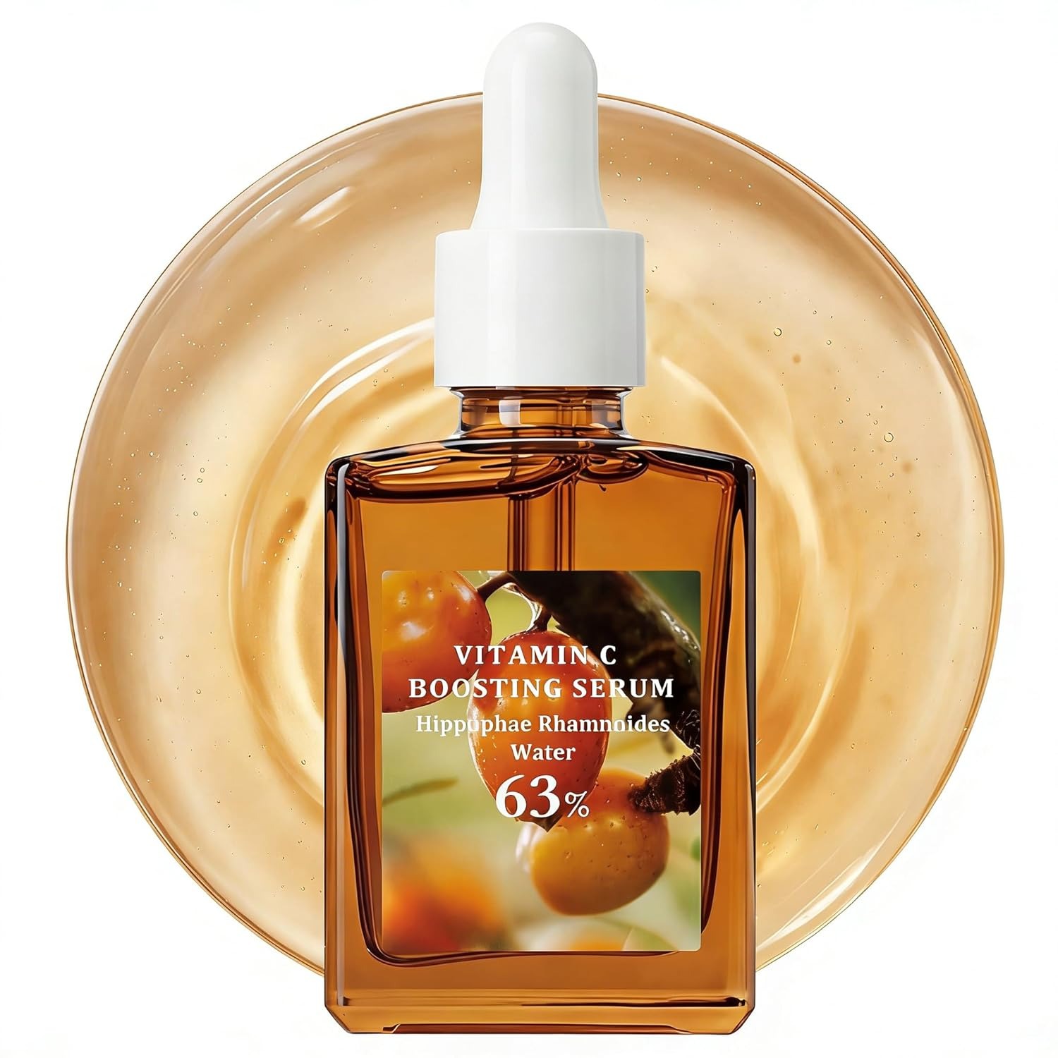 Vitamin C Serum for Daily Use | Contains Sea Buckthorn + Hyaluronic Acid. | Helps Brighten the Skin, Reduces Dull Skin, and Uneven Skin Tone. | Makes Pores Look Smaller | Suitable for All Skin Types. | Size 1 Fl oz (30ml) ราคา 459 บาท*ส่งฟรี