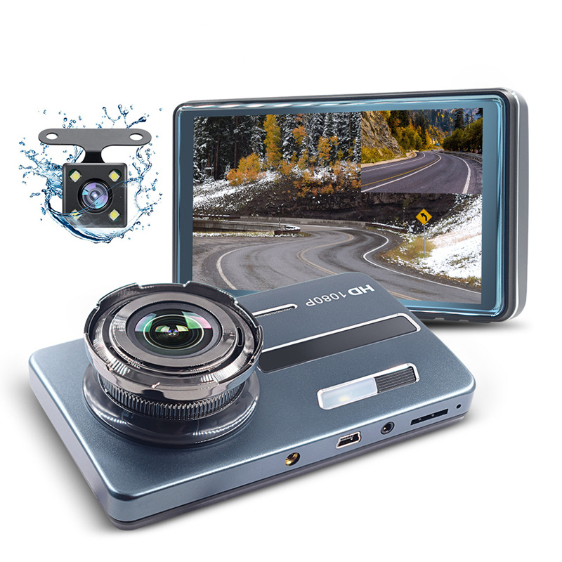 ภาพประกอบของ 【หน้าจอสัมผัส】กล้องติดรถยนต์ 2กล้องหน้า-หลัง  Car Camera 1080P กล้องถอยหลัง เมนูภาษาไทย การตรวจสอบที่จอดรถ เครื่องบันทึกการขับขี่ กล้องหน้ารถ