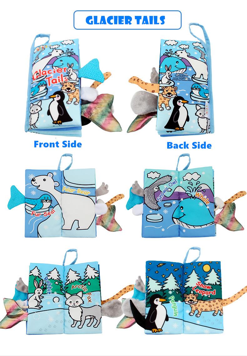 ลดราคา Jollybaby Animal 3D tailor Cloth book Baby Toy Cloth Development Books ราคา 236 บาท ส่งฟรี