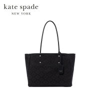 Kate Spade New York กระเป๋าโท้ท/กระเป๋าทรงสี่เหลี่ยมรุ่น Spade Flower Jacquard Large Everything Tote KK609 001 สี Black Multi