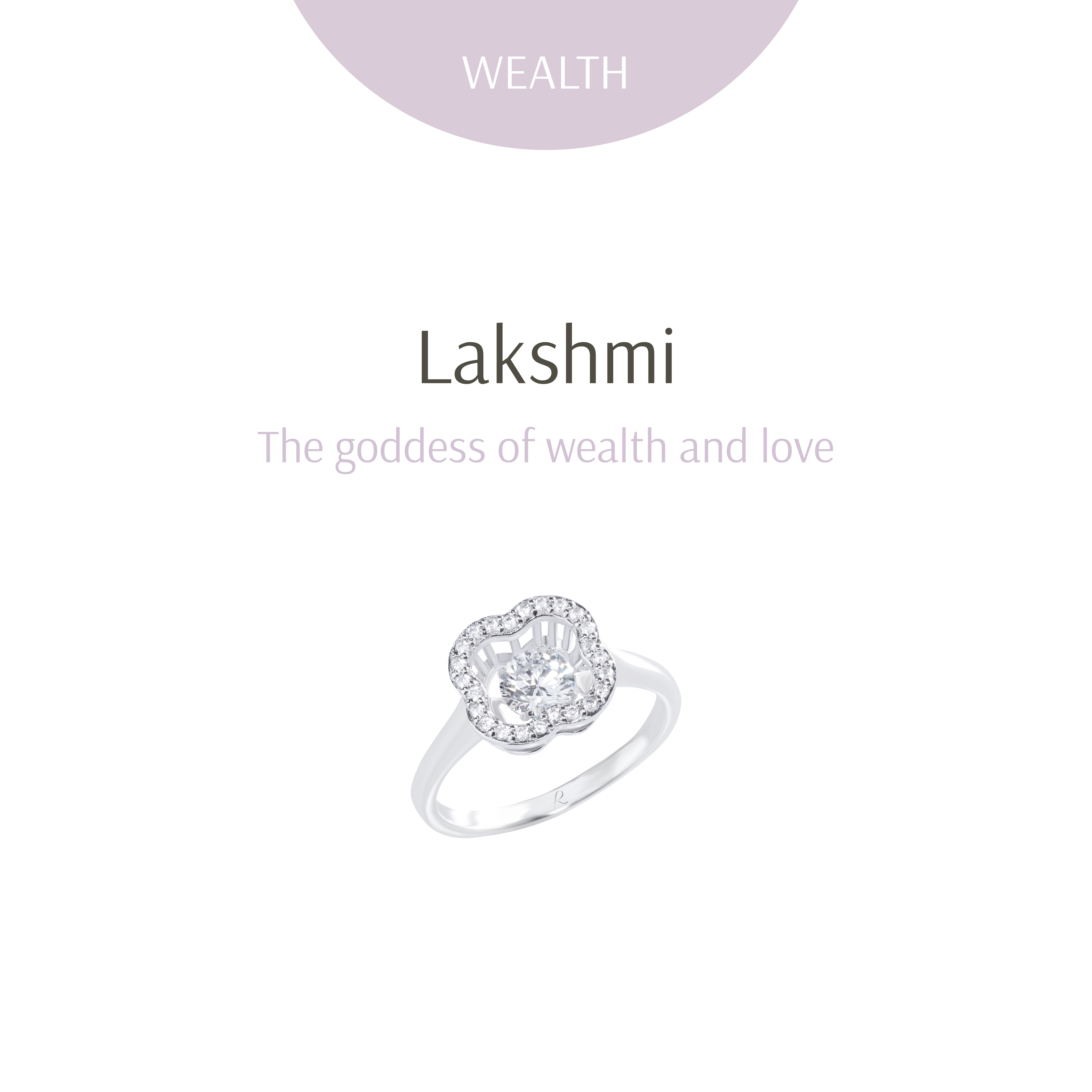 Ravipa | LAKSHMI Dancing Diamond Florent Ring - แหวน ราคา 3,990 บาท*ส่งฟรี
