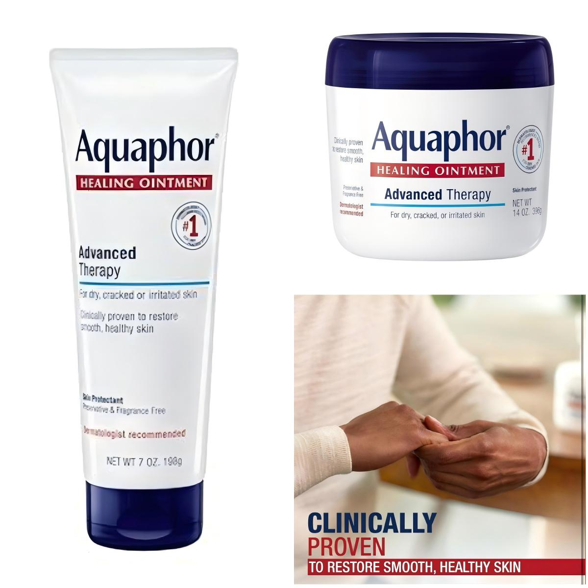 Body Skincare Tools - Aquaphor Advanced Therapy Healing Body Moisturizer Skin Protect 396g & 198g ราคา 359 บาท*ส่งฟรี