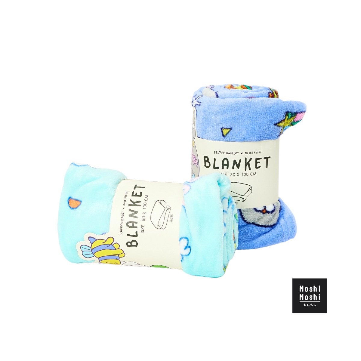 Moshi Moshi ผ้าห่มโมชิโมชิ ผ้าห่มขนนุ่ม ลาย Fluffy Omelet รุ่น 8100029993-31789 ราคา 99 บาท*ส่งฟรี